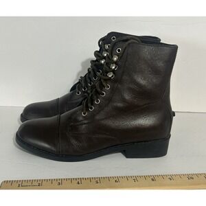 Dublin Esteem Leather Brown Boots Sz 7 Prairie Y2K Equestrian Western Victorian